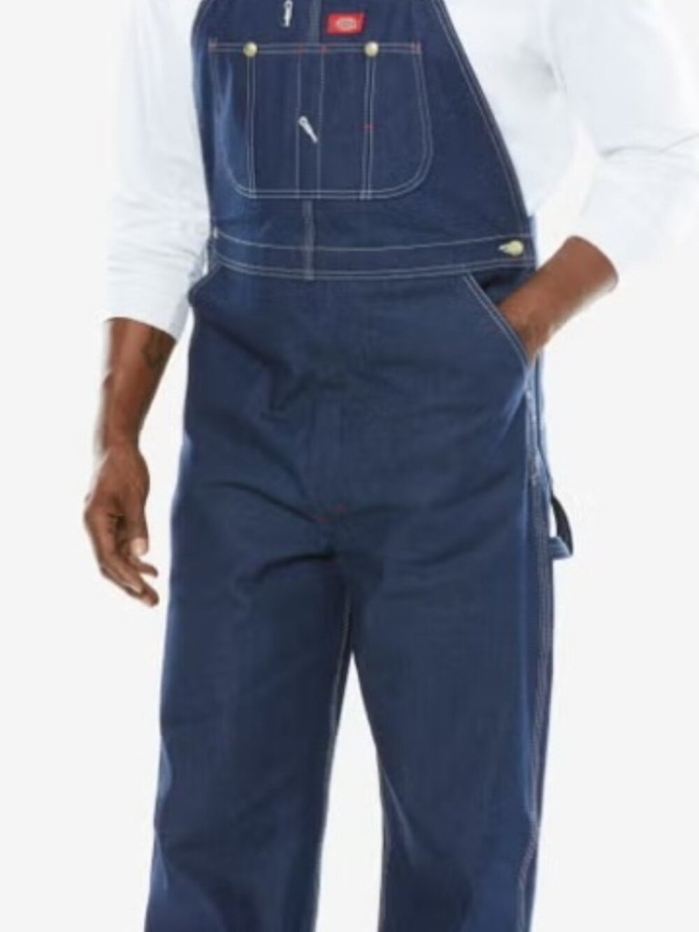 Dickies® Rigid Denim Bib Overalls in Indigo Rigid - Size 56 inseam 32